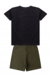 Conjunto Masculino Preto Urso