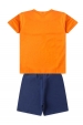 Conjunto Masculino Laranja Mundo