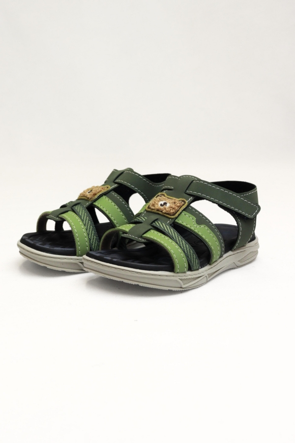 Sandália Masculina Infantil Pegadas de Ursinho - Molekinho