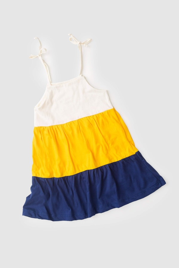 Vestido Feminino Infantil Cores do Verão