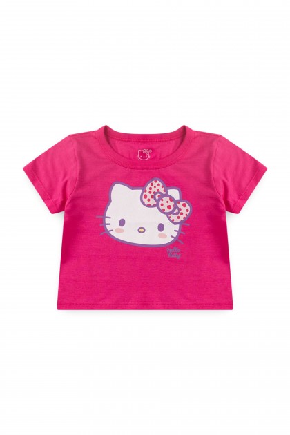 Conjunto Feminino Infantil Hk Cropped - Hello Kitty