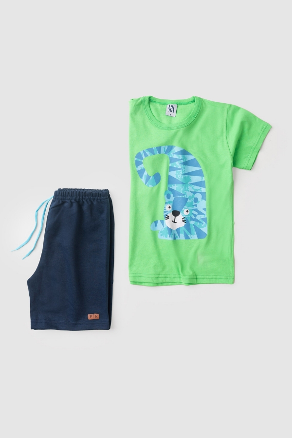 Conjunto Masculino Infantil Blue Tiger