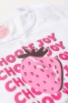 Conjunto Feminino Infantil Doçura de Morango