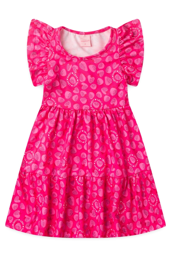 Vestido Feminino Infantil Forma Doce