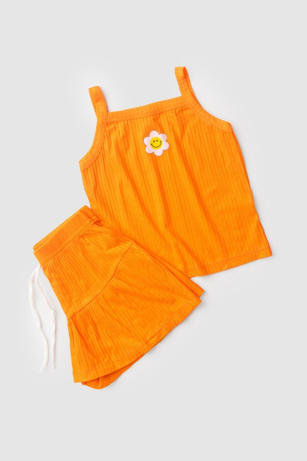 Conjunto Feminino Infantil Verão Vibrante