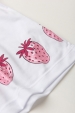 Conjunto Infantil Feminino Morangos Brilhantes