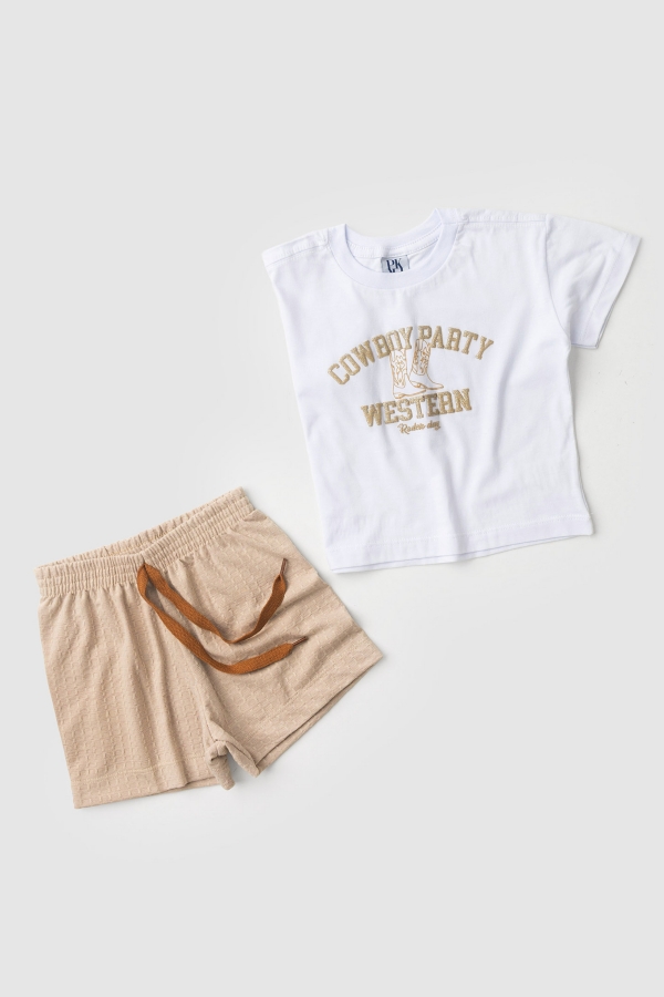 Conjunto Feminino Infantil Dia de Rodeio