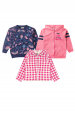 Kit Sortido 3 Casaco - Jaqueta Infantil Feminino Avulso