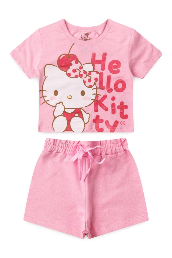 Conjunto Feminino Infantil Doce Frutinha - Hello Kitty