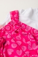 Salopete Infantil Feminino Moranguinho da Felicidade