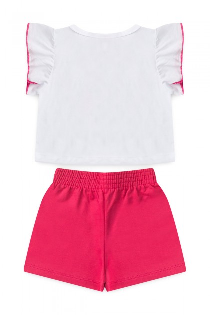 Conjunto Infantil Feminino Amor de Morangos