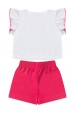 Conjunto Infantil Feminino Amor de Morangos