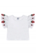 Conjunto Infantil Feminino Flor de Morango