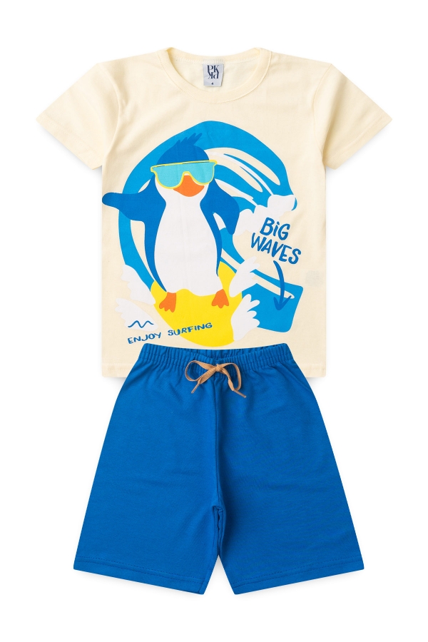 Conjunto Infantil Masculino Estilo Surfista