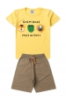 Conjunto Infantil Masculino Quem Ruge