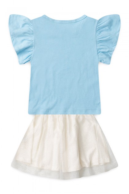 Conjunto Infantil Feminino Orelhinhas da Mônica - Turma da Mônica
