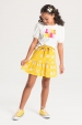 Conjunto Feminino Infantil Mangas Bufantes