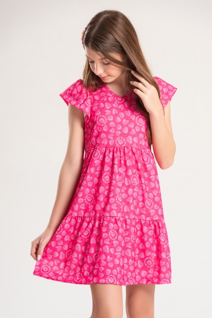 Vestido Feminino Infantil Forma Doce