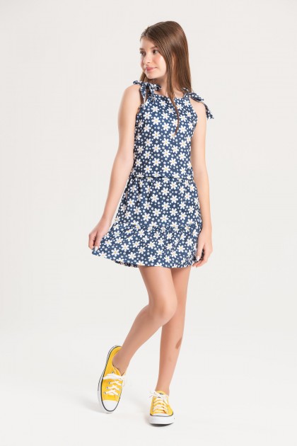 Conjunto Feminino Infantil Céu Florido