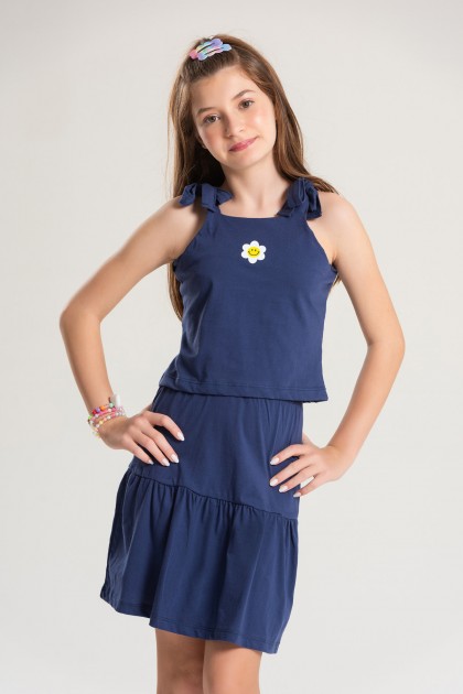 Conjunto Feminino Infantil Céu da Margarida