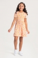 Vestido Feminino Infantil Vibrações Das Flores