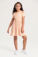 Vestido Feminino Infantil Vibrações Das Flores
