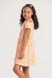 Vestido Feminino Infantil Vibrações Das Flores