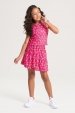 Conjunto Feminino Infantil Verão Tropical