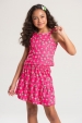 Conjunto Feminino Infantil Verão Tropical