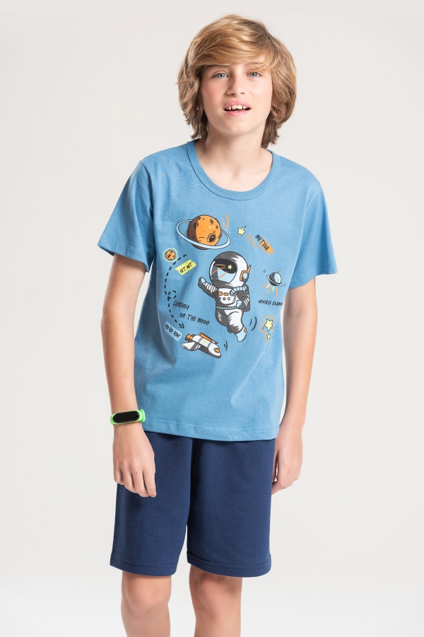 Conjunto Masculino Infantil Pouso na Lua