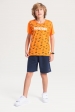 Conjunto Masculino Laranja Roar Some
