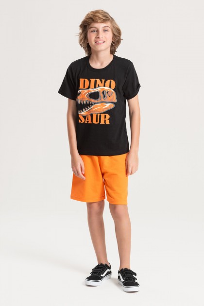 Conjunto Masculino Infantil Fóssil de Dino