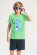Conjunto Masculino Infantil Blue Tiger