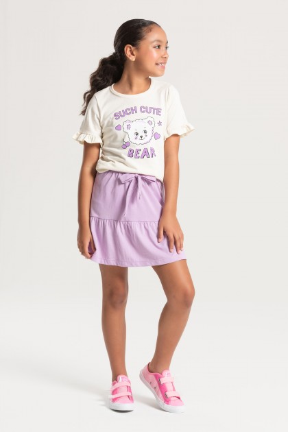 Conjunto Feminino Infantil Cute Bear