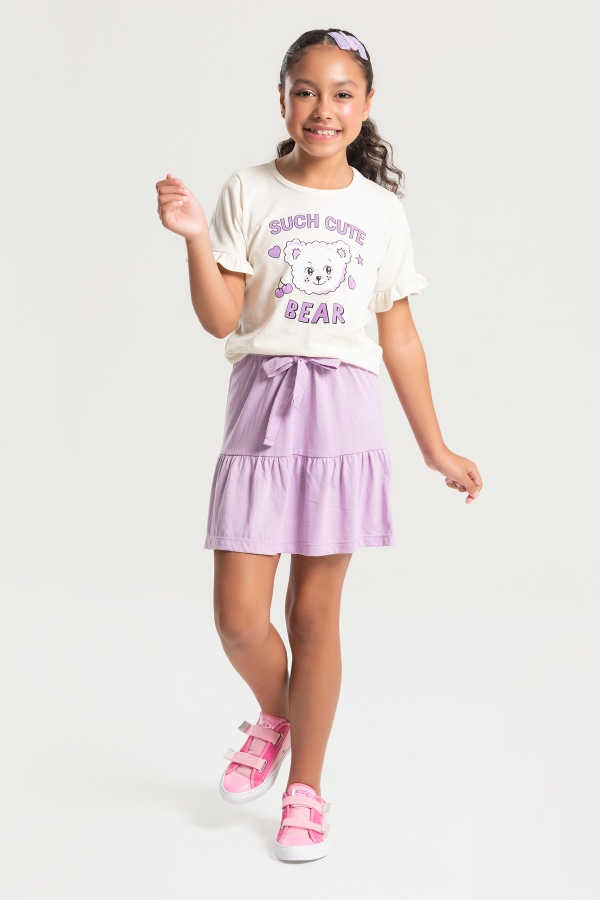 Conjunto Feminino Infantil Cute Bear