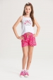Conjunto Feminino Infantil Pôr do Sol Tropical