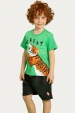 Conjunto Infantil Masculino Rugido de Tigre