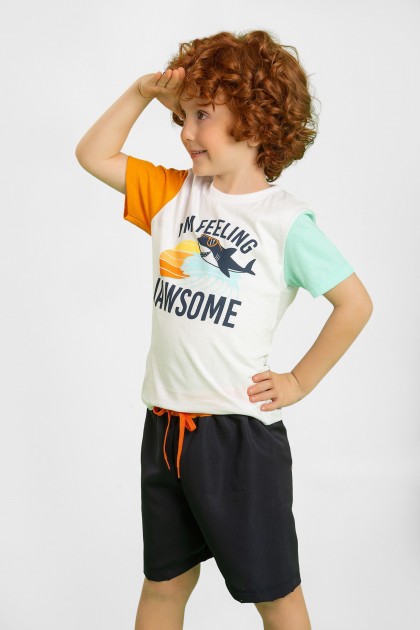 Conjunto Infantil Masculino Diversão Marítma