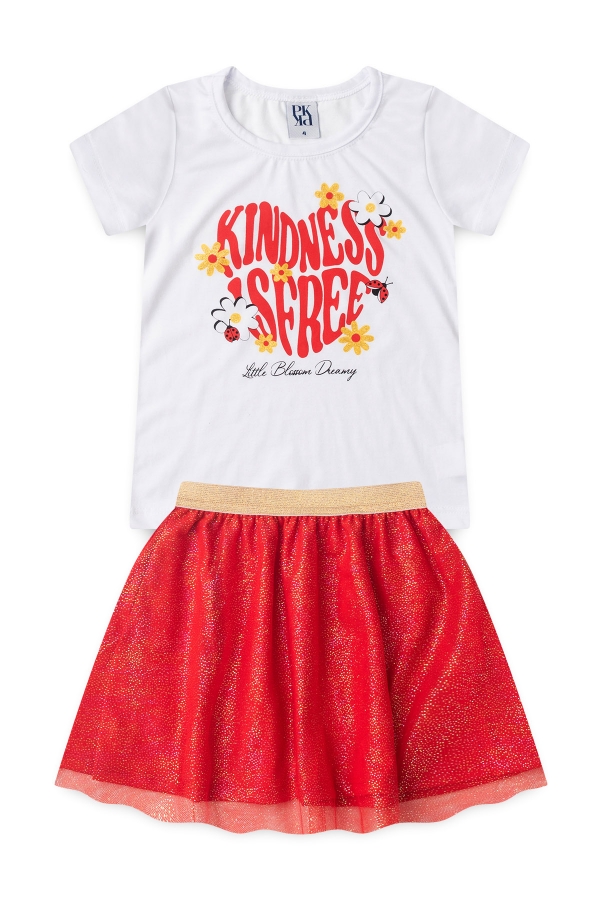 Conjunto Infantil Feminino Pequena Flor Sonhadora