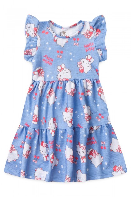 Vestido Feminino Infantil Doce Cereja - Hello Kitty