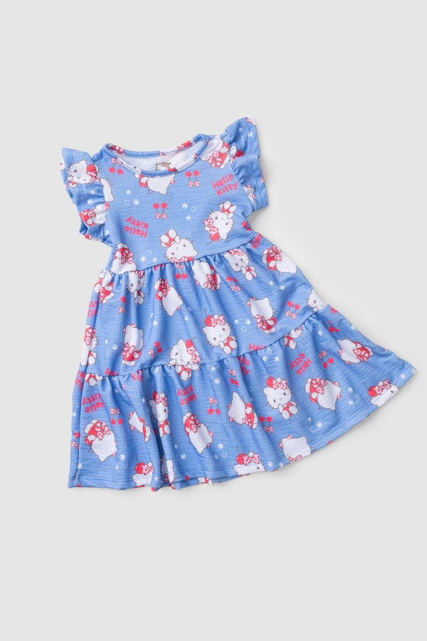 Vestido Feminino Infantil Doce Cereja - Hello Kitty