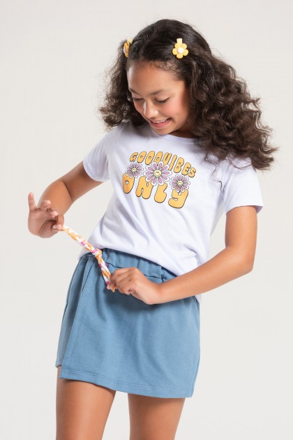 Conjunto Infantil Feminino Vibração Das Flores