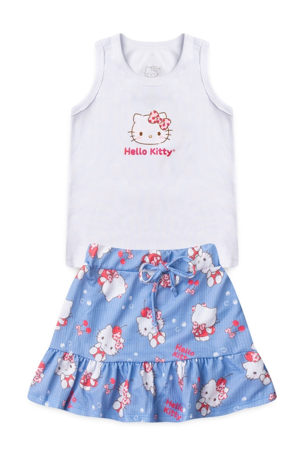 Conjunto Feminino Infantil Cerejinhas da Hello Kitty - Hello Kitty