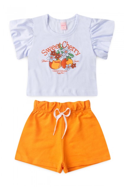 Conjunto Infantil Feminino Doce Fruta