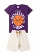 Conjunto Infantil Masculino Lenda do Basquete