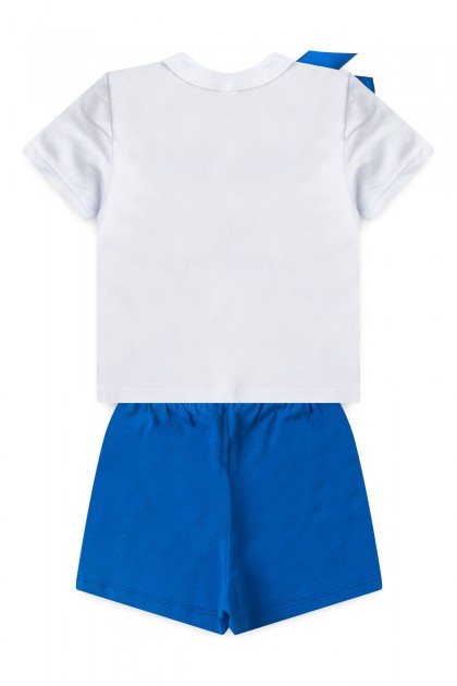 Conjunto Infantil Feminino Bom Dia Mundo