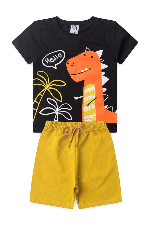 Conjunto Infantil Masculino Olá Dino