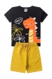 Conjunto Infantil Masculino Olá Dino