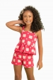 Conjunto Infantil Feminino Flores Rotativas