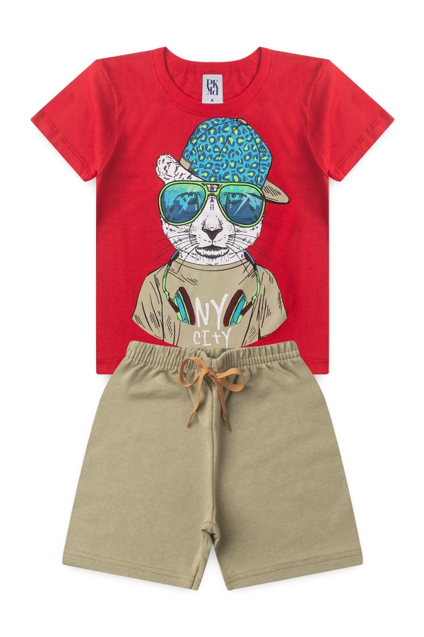 Conjunto Infantil Masculino Estilo da Onça